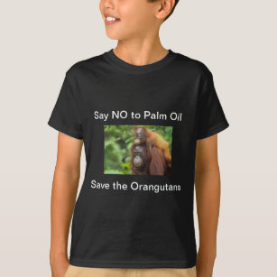 Zeg NEE tegen Palmolie T-Hemden T-shirt