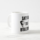 Zeg nee tegen pesterijen koffiemok (Voorkant links)