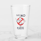 Zeg nee tegen plastic glas (Voorkant)