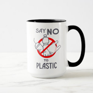 Zeg nee tegen plastic mok