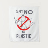 Zeg nee tegen plastic wandkleed (Voorkant)