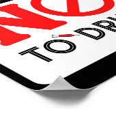 Zeg nee tegen poster drugs (Hoek)