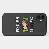 Zeg nee tegen racisme Case-Mate iPhone case (Achterkant (horizontaal))