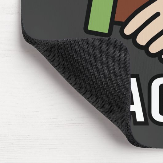 Zeg nee tegen racisme muismat (Hoek)