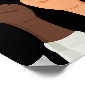 Zeg nee tegen racisme Poster (Hoek)