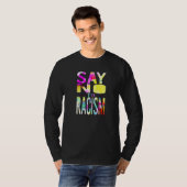 Zeg Nee tegen Racisme Premium T-shirt (Voorkant volledig)