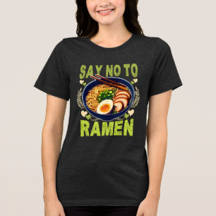 zeg nee tegen ramen Tri-Blend shirt