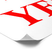 Zeg NEE tegen receptplichtige drugsmisbruik.. Zeg  Poster (Hoek)