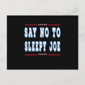 Zeg nee tegen slapende joe briefkaart (Voorkant)