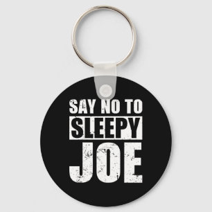 Zeg nee tegen Sleepy Joe Election Anti Biden Repub Sleutelhanger
