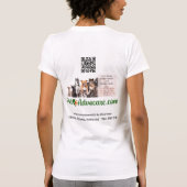 Zeg nee tegen Solen5ia paw design T-shirt (Achterkant)