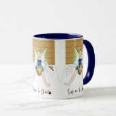 Zeg nee tegen stof (kleur) mok (Voorkant rechts)