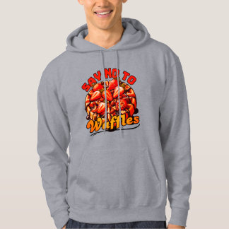Zeg nee tegen wafels hoodie