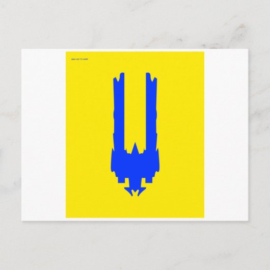 ZEG NEE TEGEN WAR BRIEFKAART (Voorkant)