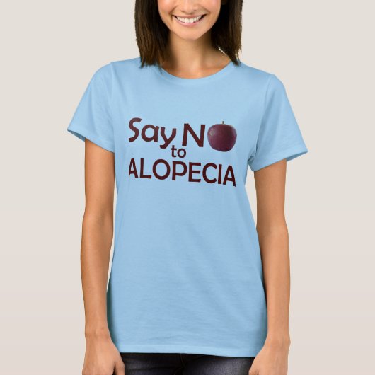 Zeg Neen tegen Alopecia T-Shirt (Voorkant)