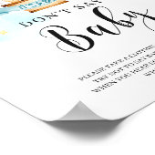 Zeg niet dat baby-spellen hete luchtballondieren t poster (Hoek)