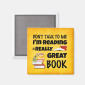 Zeg niet dat ik een geweldig boek lees magneet (Voorkant / Achterkant)