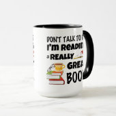 Zeg niet dat ik een geweldig boek lees mok (Voorkant rechts)