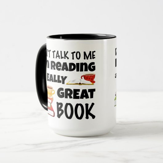 Zeg niet dat ik een geweldig boek lees mok (Voorkant links)