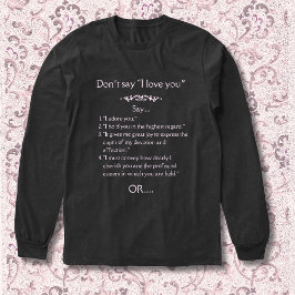 Zeg niet “Ik hou van je” Tri-Blend Shirt