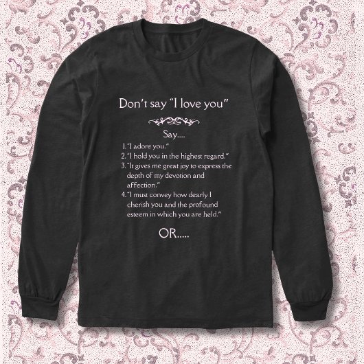 Zeg niet “Ik hou van je” Tri-Blend Shirt