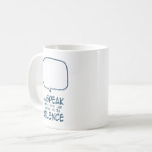 Zeg niets koffiemok (Voorkant links)