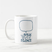 Zeg niets koffiemok (Links)