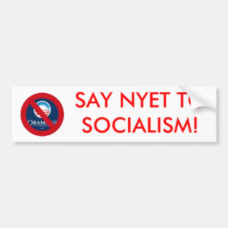 ZEG NOG NAAR SOCIALISME! BUMPERSTICKER