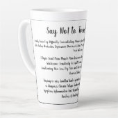 Zeg Nr. Toxische Mok van de Koffie van Implantaten (Linkerhoek)