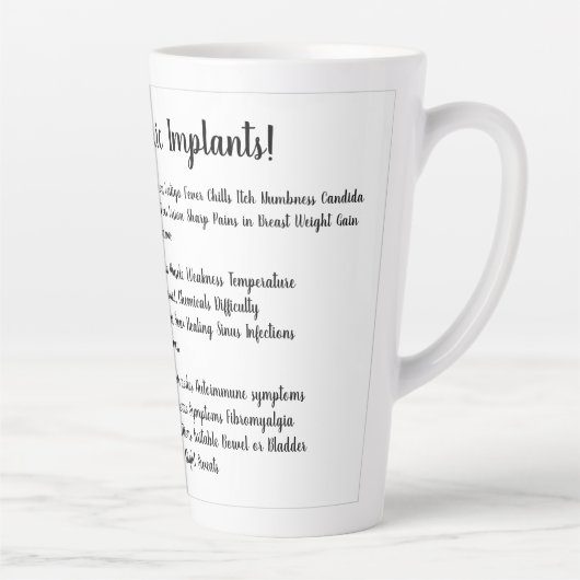 Zeg Nr. Toxische Mok van de Koffie van Implantaten (Rechts)