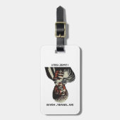 Zeg opnieuw grind als ik ben dat je fietst. bagagelabel (Voorkant verticaal)