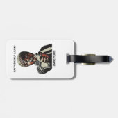 Zeg opnieuw grind als ik ben dat je fietst. bagagelabel (Achterkant horizontaal)