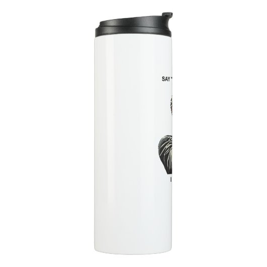 Zeg opnieuw grind als ik ben dat je fietst. thermosbeker (Gedraaid links)