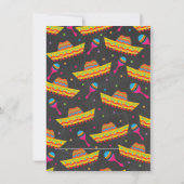Zeg Queso Mexican Fiesta Party Invitation Kaart (Achterkant)