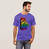 Zeg Regenboog Elke Dag T-shirt (Voorkant volledig)