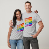 Zeg Regenboog Gay T-shirt (Unisex)