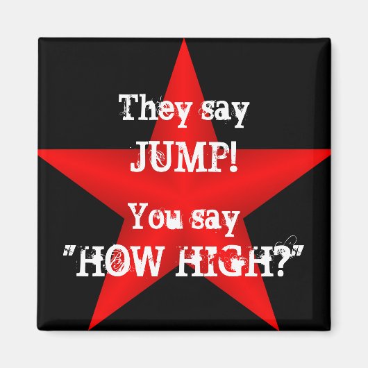 Zeg Spronmagneet Magneet (Voorkant)