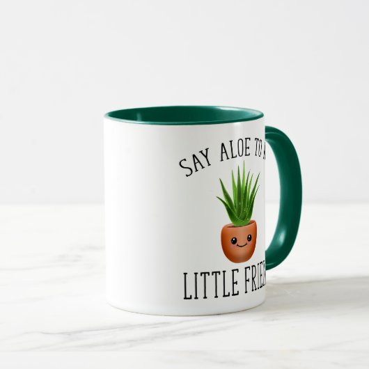 Zeg tegen mijn kleine vriend mok (Voorkant rechts)