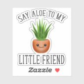 Zeg tegen mijn kleine vriend sticker (Vel)