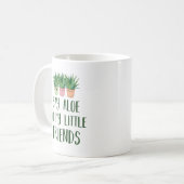 Zeg tegen m'n kleine vriend Gardener Plant Pun. Koffiemok (Voorkant links)