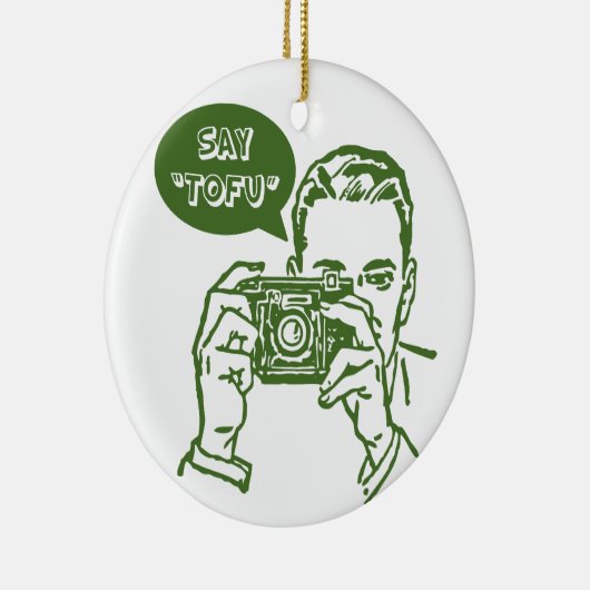 Zeg Tofu Keramisch Ornament (Rechts)