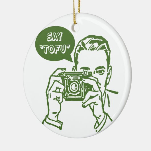 Zeg Tofu Keramisch Ornament (Links)