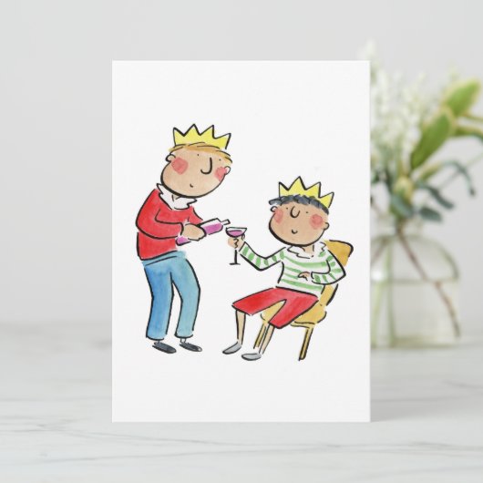 Zeg wanneer kaart (Staand voorkant)