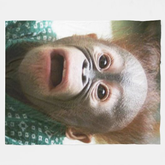 ZEG WAT!!!!!!!!!! FLEECE DEKEN (Voorkant (Horizontaal))