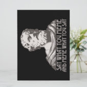 Zeg wat je Meme en Meme zegt wat je zegt Kaart (Staand voorkant)