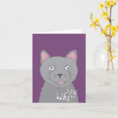 Zeg wat? of zeg wat?! kaart (Gele Bloem)