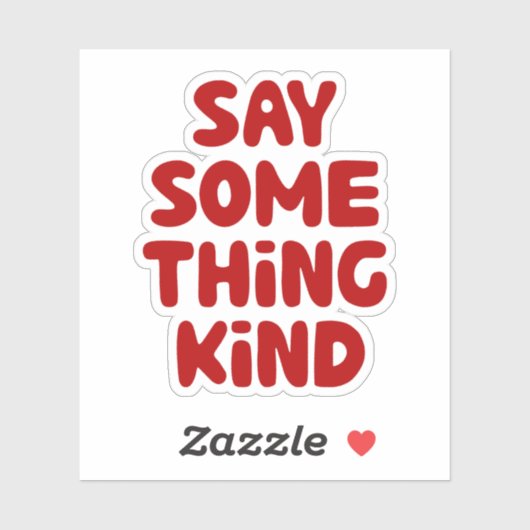 Zeg wat voor soort dingen sticker (Vel)