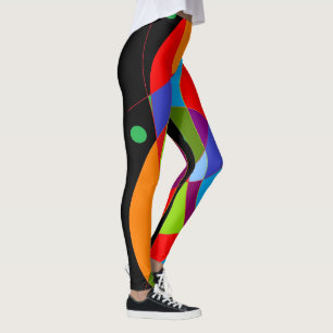 Zeg wow tegen grote patronen in rood groen en met  leggings