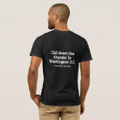 Zeg ze dat ik kom... t-shirt (Achterkant volledig)