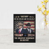  zege Trump Vance We hebben de terugkomst van de p Kaart (Gele Bloem)